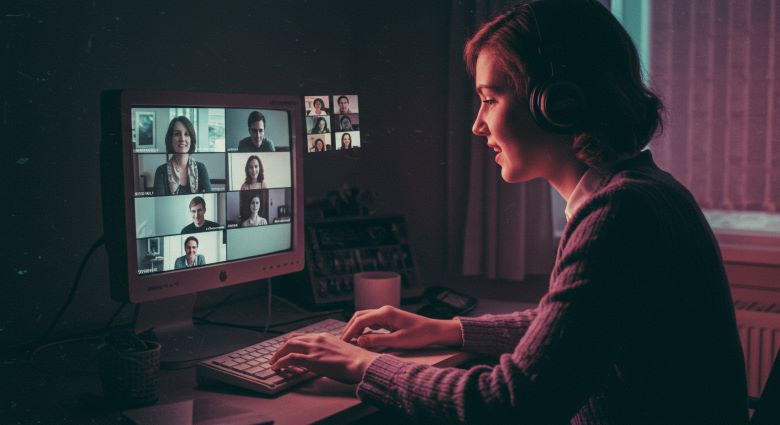 Foto de pessoas reunidas em reunião virtual, assistidas pela ferramenta de IA Read.AI.
