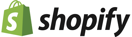 Logo da plataforma de vendas online Shopify.