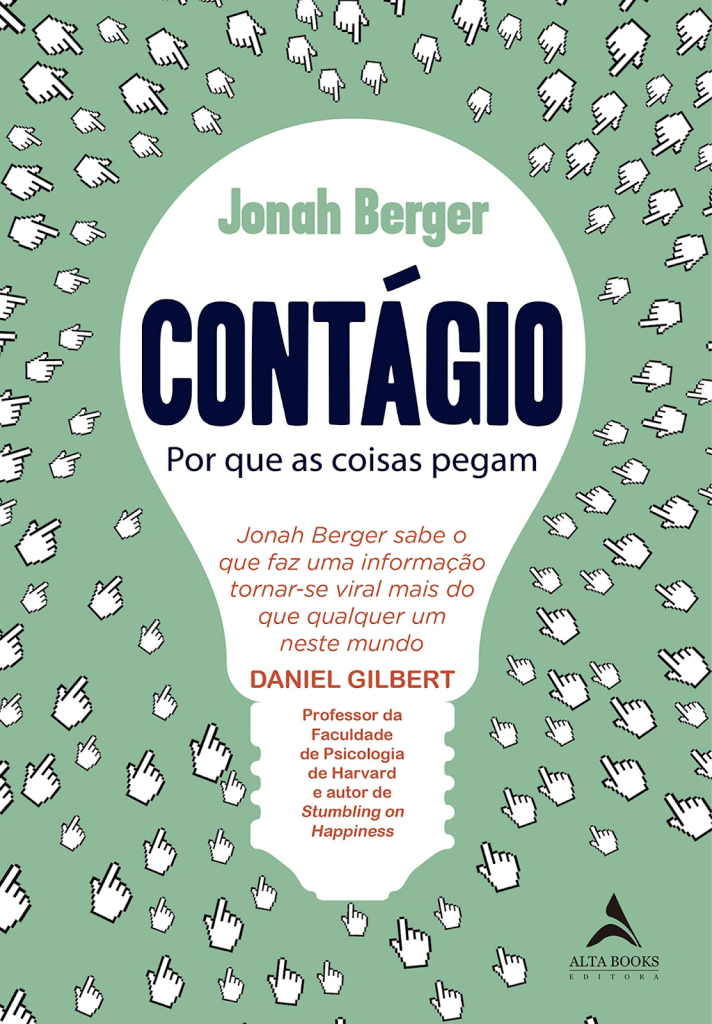Foto da capa de Contágio, Jonah Berger.